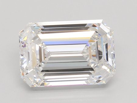 4.07 Carat Emerald Cut Lab-Created Diamond Online Sale