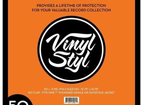 Vinyl Styl - 12  LP Outer Sleeves (50) Cheap