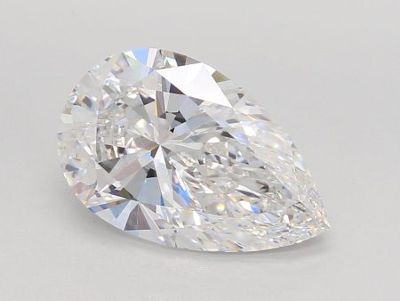 3.08 Carat Pear Cut Lab-Created Diamond Discount