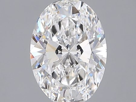 1.55 Carat Oval Cut Lab-Created Diamond For Sale