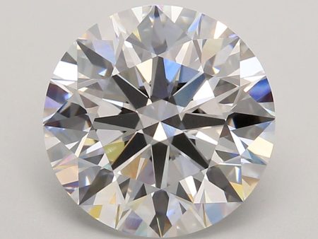 5.09 Carat Round Cut Lab-Created Diamond on Sale