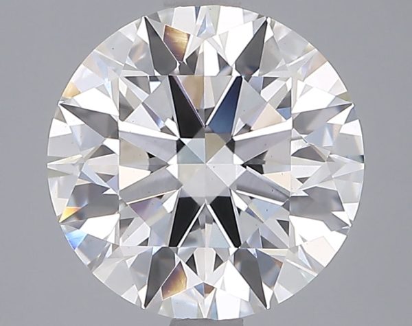 3.05 Carat Round Cut Lab-Created Diamond For Discount