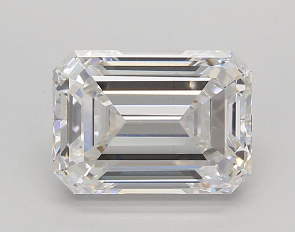 3.00 Carat Emerald Cut Lab-Created Diamond For Sale