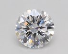 0.59 Carat Round Cut Lab-Created Diamond For Sale