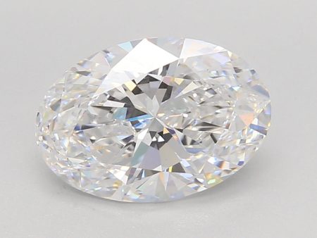 2.59 Carat Oval Cut Lab-Created Diamond Online Hot Sale