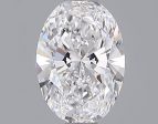 1.04 Carat Oval Cut Lab-Created Diamond Online now