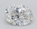 3.01 Carat Oval Cut Lab-Created Diamond Discount