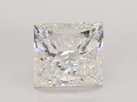 6.04 Carat Princess Cut Lab-Created Diamond Hot on Sale