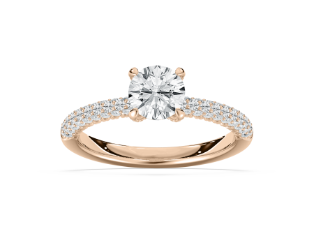 Micropave Engagement Ring on Sale