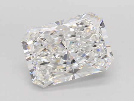 4.06 Carat Radiant Cut Lab-Created Diamond on Sale