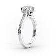 The Cameron Set With A 2 Carat Princess Moissanite Online Hot Sale