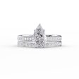 The Cameron Set With A 4.5 Carat Pear Moissanite Online