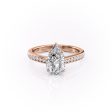 The Cameron Set With A 5 Carat Pear Moissanite Online now