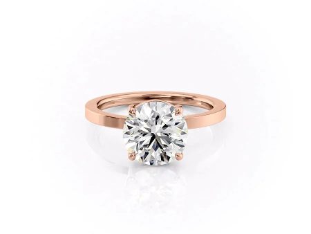 The Eleanor Set With A 1.5 Carat Round Moissanite For Discount