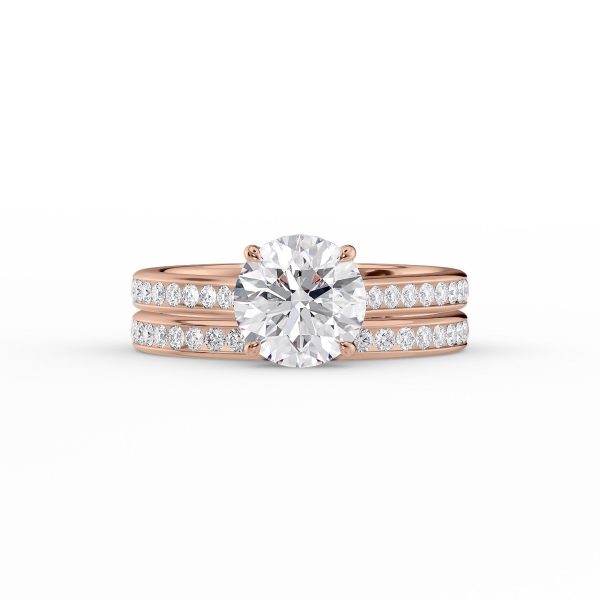 The Cameron Set With A 2 Carat Round Moissanite Discount