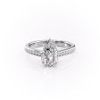 The Cameron Set With A 4.5 Carat Pear Moissanite Online