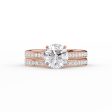 The Cameron Set With A 4.5 Carat Round Moissanite For Discount