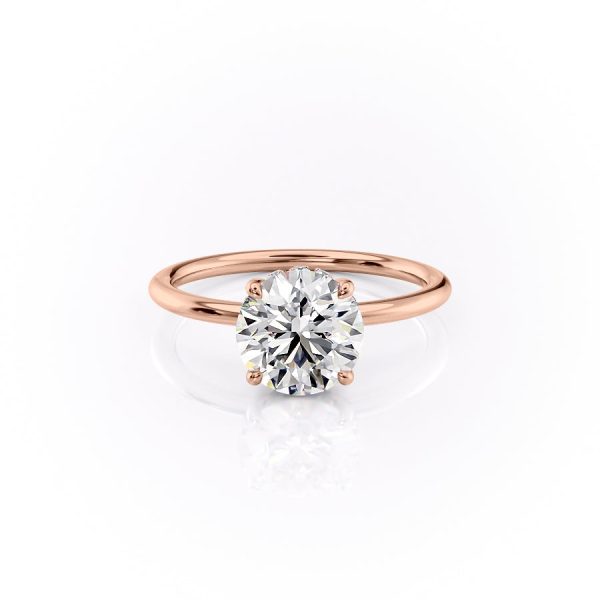 The Sandra Set With A 5 Carat Round Moissanite For Discount