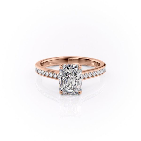 The Cameron Set With A 3 Carat Radiant Moissanite Discount