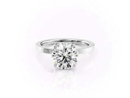 The Eleanor Set With A 2 Carat Round Moissanite Online