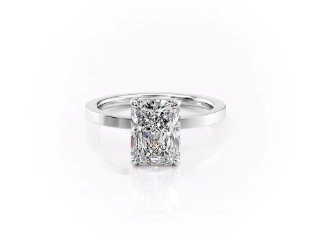 The Eleanor Set With A 2.5 Carat Radiant Moissanite Online now