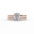 The Cameron Set With A 3 Carat Radiant Moissanite Discount