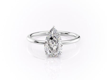 The Sandra Set With A 2 Carat Pear Moissanite Online